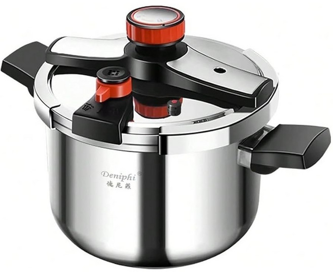 德尼菲 不鏽鋼高壓鍋, 1個, 304/ 20Cm/4公升, 不鏽鋼本色, 4L
