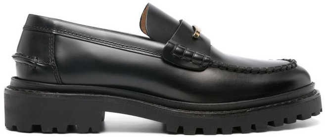 이자벨 마랑 프레자 청키 가죽 로퍼