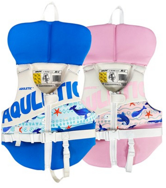 아큘레틱 스윔쟈켓 네오프렌 아동 구명조끼 25kg, 색상:블루, 단품