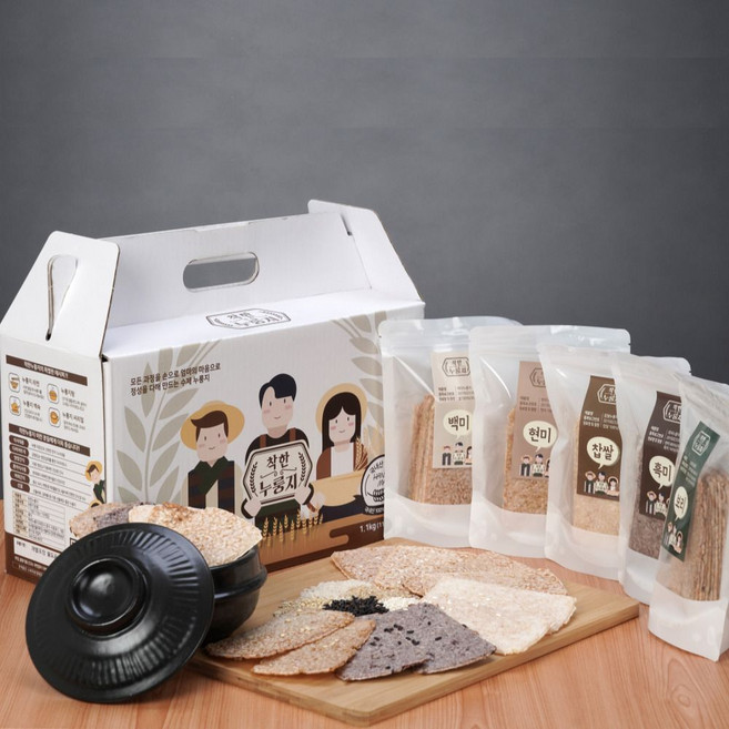현미 백미 찹쌀 흑미 보리 혼합셋트 누룽지 1200g ala+327qI, 혼합셋트1200g