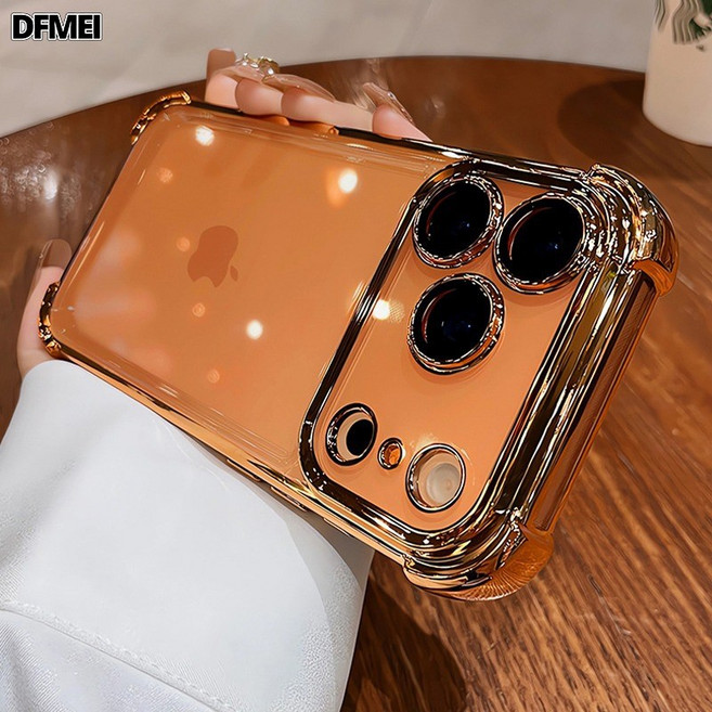DFMEI 適用iphone17promax手機殼透明蘋果17Air保護套16氣囊15防摔全包
