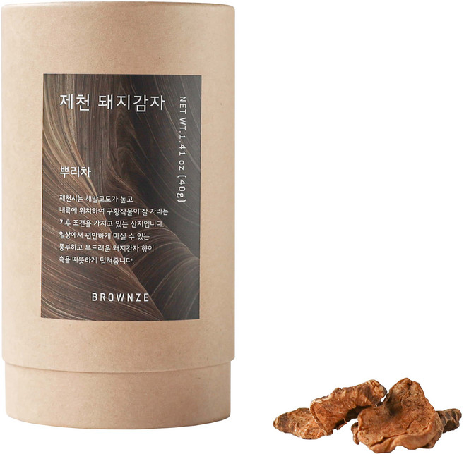 [브라운즈] 제천 돼지감자 뿌리차 40g, 1개입, 2개