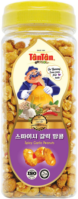 탄탄 스파이시 갈릭 땅콩, 10개, 260g