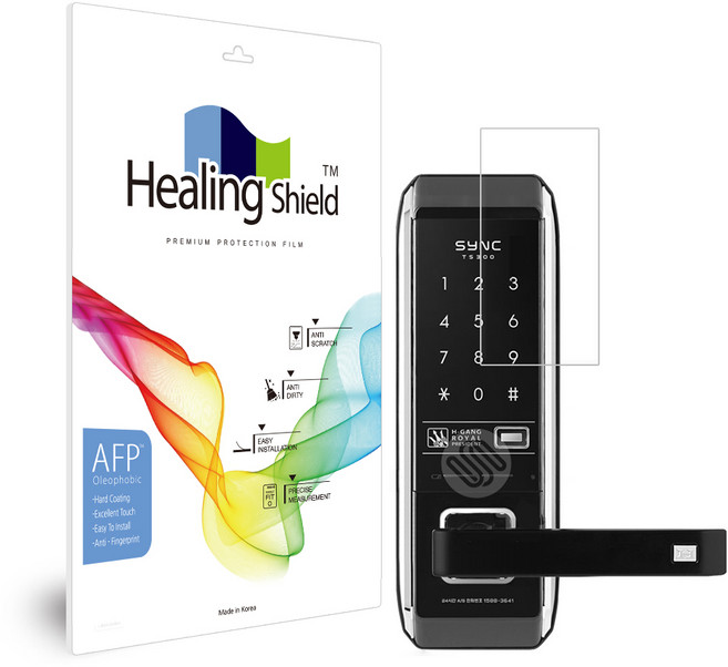 솔리티 TS300 도어락 올레포빅 액정보호필름