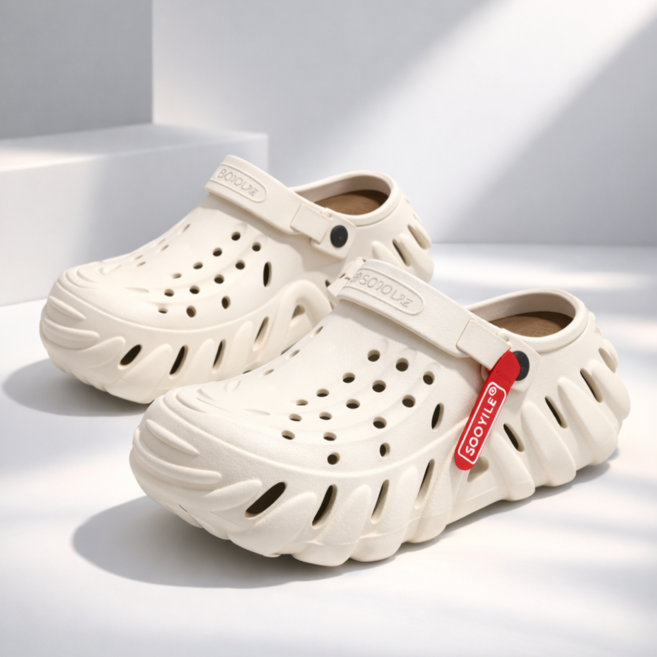 더보누르 남성 족저근막 무중력 쿠션 리커버리 아치 샌들 슬리퍼