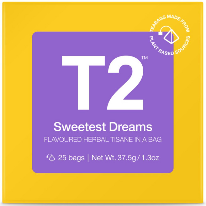 호주 T2 달콤한 꿈티백큐브25팩 Sweetest Dreams Tea Bag Cube 25 pack, 37.5g, 25개, 25개입