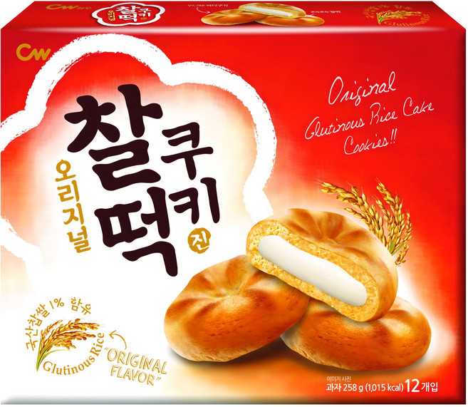 청우식품 찰떡쿠키 오리지널, 258g, 1개