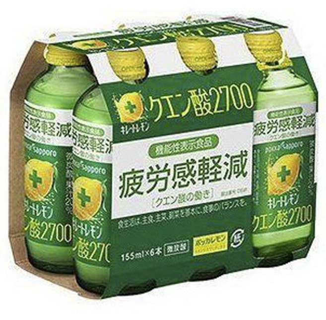 포카삿포로 키레이토 레몬 구연산 2700 6개입, 1개, 930ml