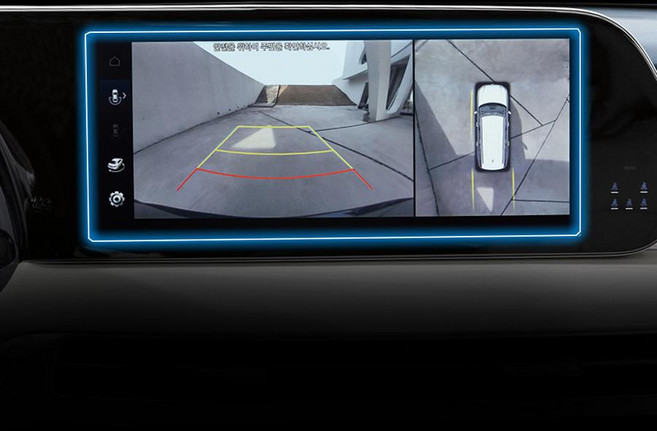 미르파크 더뉴 팰리세이드 호환 네비게이션 풀커버 보호필름, 1GB, 네비게이션(초고투명)