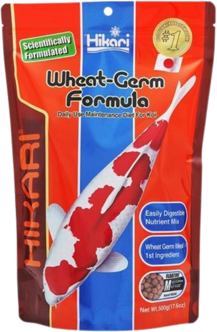 Hikari 日本高夠力錦鯉胚芽飼料 金魚錦鯉飼料, 500g, 1個