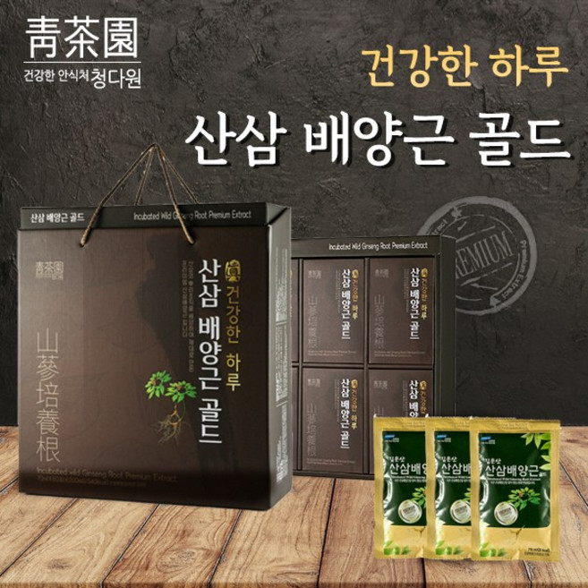 청다원홍삼 산삼배양근 70ml*60포, 60개, 70ml