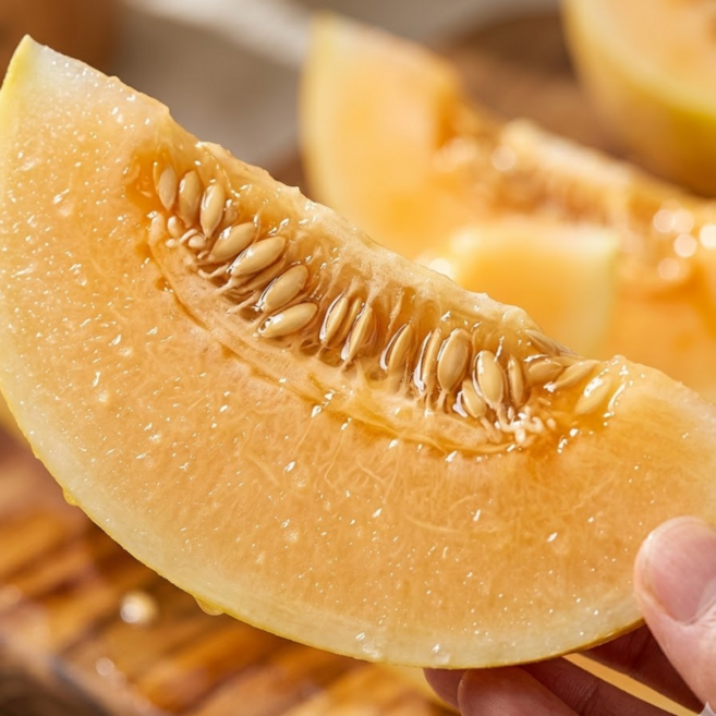 [하루20박스한정] SNS예약폭주 당일첫수확 100% 양구메론, 1박스, 4kg 내외 (3~5수)