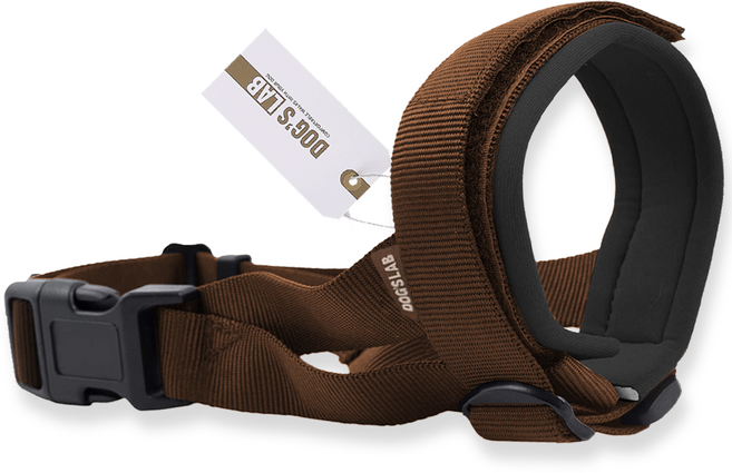 독스랩 강아지 입마개 소형견 중형견 대형견 리트리버 진돗개, L, 1개, 브라운