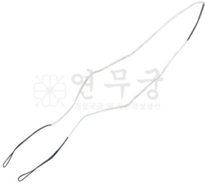 연무산업 주식회사 현(시위)/활시위/연무궁/개량국궁/국궁용품, 장궁, 22~24현, 1개