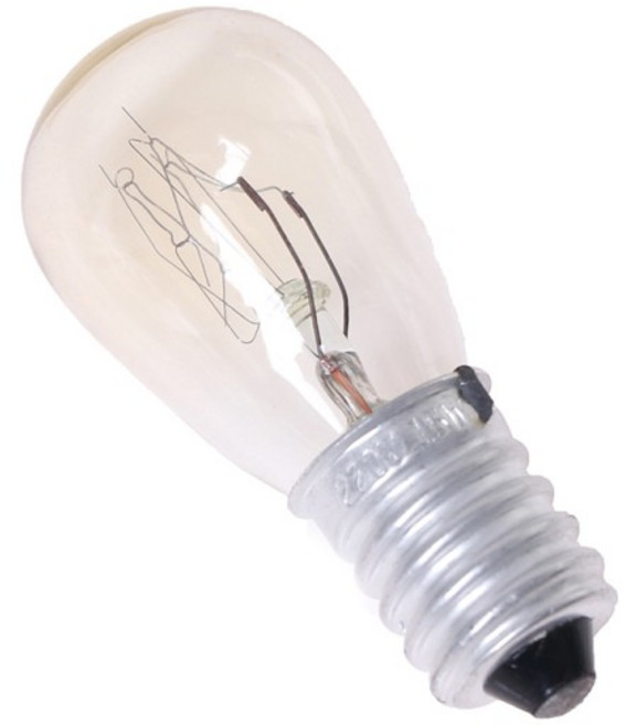 냉장고 전구 E14 220V 15W 레인지 후드 1 개, 없음, 1) 15W