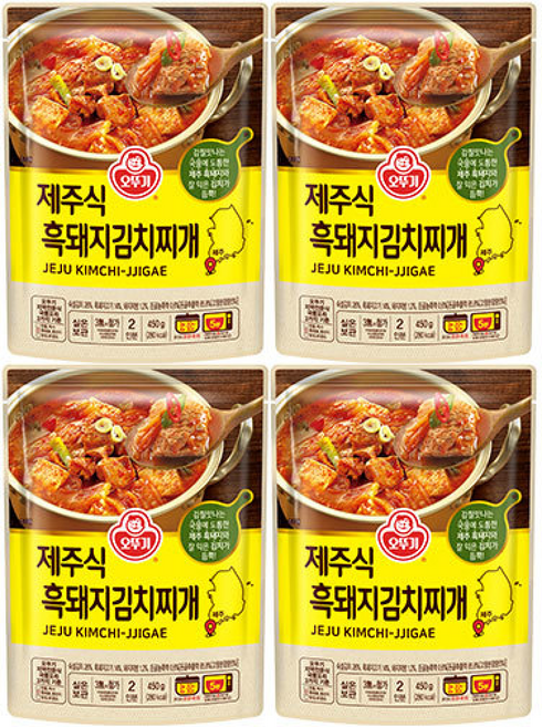 제주식 흑돼지김치찌개, 450g