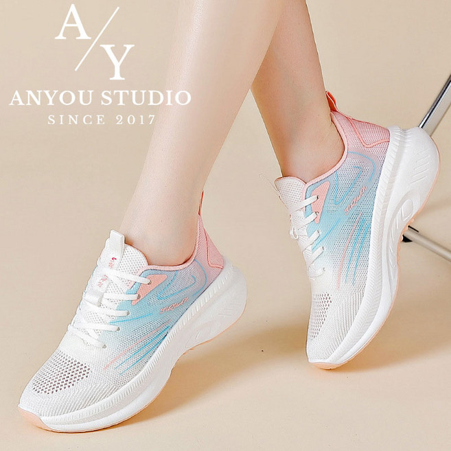 ANYOU 여성 경량 런닝화 초경량 발편한 운동화 헬스 러닝화 데일리 쿠션 조깅화