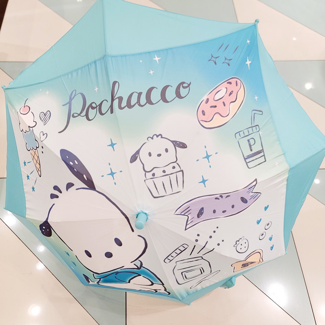 [잼뽀니] 산본점 산리오 포차코 트윙클 53 우산 [D1-852956]@@비오는 날을 줄겁게 해주는 우산@7세~9세추천