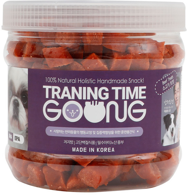 펫푸드궁 트레이닝타임, 500g, 1개, 소고기트릿 맛