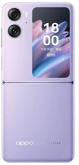 Oppo Find N2 플립 휴대폰 치수 9000 + 옥타 코어 6.8 인치 접이식 스크린 120HZ 50.0MP 카메라 44W 충, 01 standard phone, 03 12gb 256gb purple, 256GB