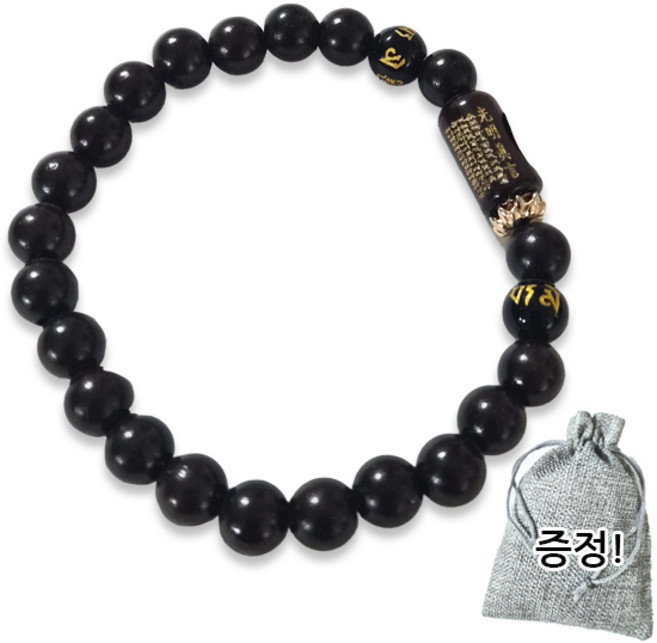 벽조목 띠별염주 12지신 광명진언 삼부적 염주팔찌 패션염주, 1개, 닭