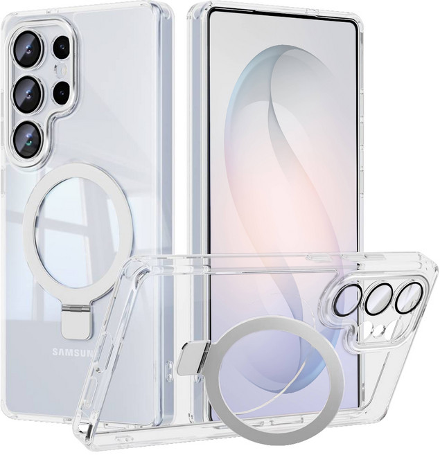 디상커 갤럭시 S26 플러스 울트라 맥세이프 카메라렌즈 완전보호 무선 충전 케이스 거치대형