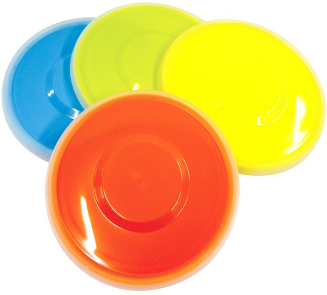 로싸스포츠 100미터원반 플라잉디스크 실리콘테두리 애견원반 국내제작, Blue, 1개