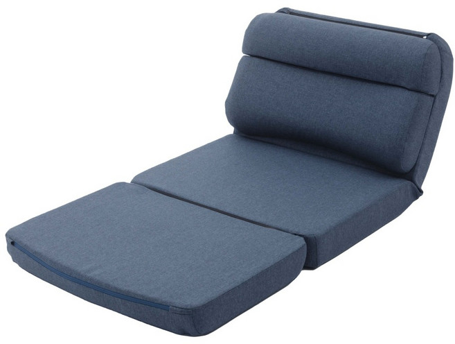 【CELLUTANE】A908 多功能沙發床 三用折疊設計 單人沙發床椅 可拆洗布套 小戶型首選, 626DBL海軍藍, 海軍藍