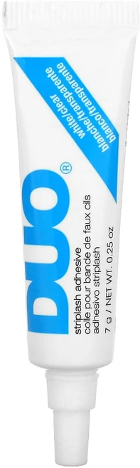 DUO 스트립래시 속눈썹 접착제 화이트/투명 7g(0.25oz), DUO스트립래시속눈썹접착제화이트투명7g025oz, 1개 - 쿠팡