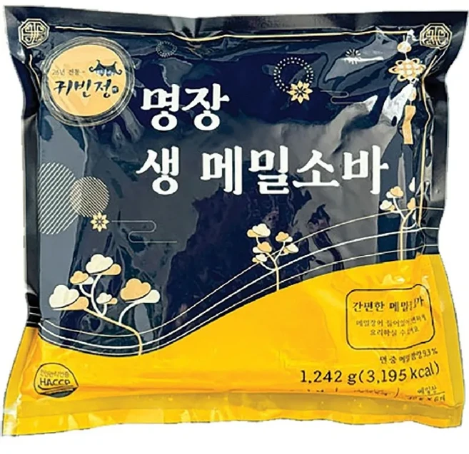 명장 생 메밀 소바 6인분+메밀장6개, 1세트, 1.242kg