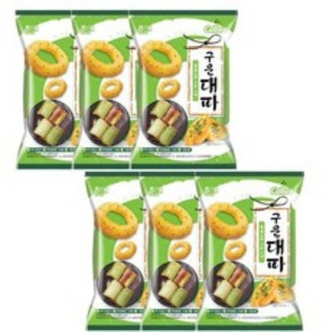 구운대파 140g 열풍으로 구운 스낵 구운양파 친구, 6개