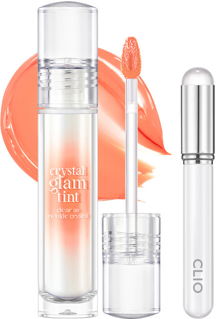 클리오 크리스탈 글램 틴트+립 브러쉬, 1개, 013 코숏진주코랄