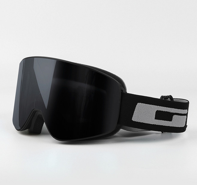 가빈 스키 고글 스노우보드 케이스 포함 방풍 김서림방지 S701, 블랙, 1개