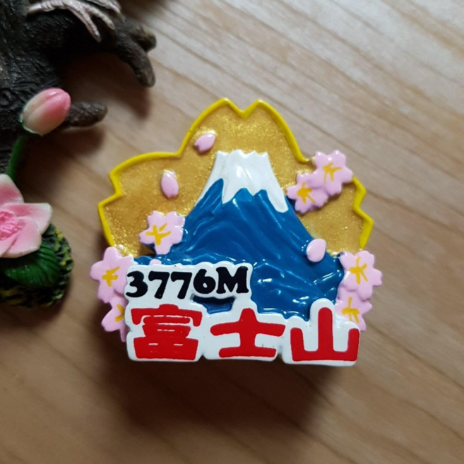 냉장고자석 세계 일본 오사카 후쿠오카 태국 마그넷 마그네틱 기념품 나라 필리핀, A33. 후지산