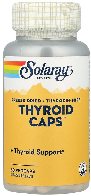 솔라레이 동결건조 Thyroid Caps 60정, 1개