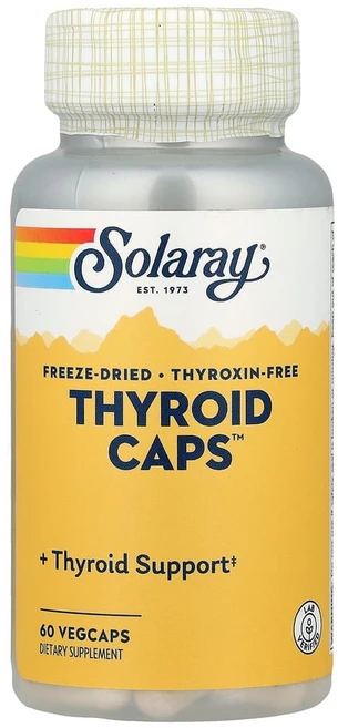 솔라레이 동결건조 Thyroid Caps 60정, 1개 - 쿠팡