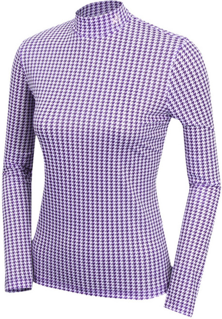 김영주골프 여름 여성 골프이너웨어 쿨 반폴라 긴팔 등산 티 아이스 기능성 티셔츠 반목 상의 9901