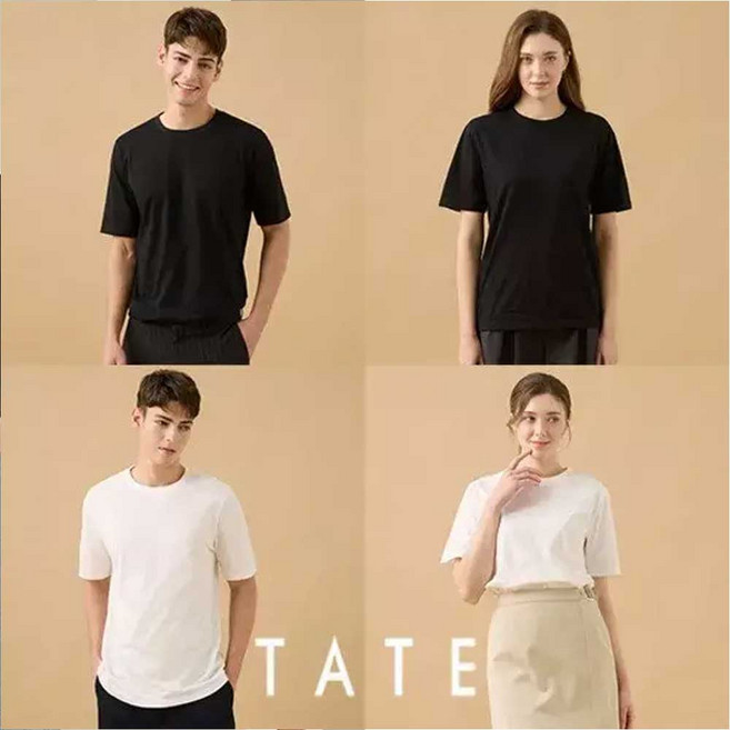 [테이트] TATE (26SS) 남녀 오가닉 튜블러 티셔츠 7종