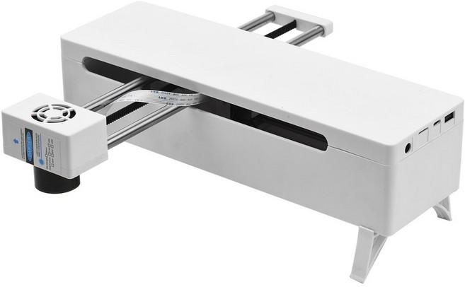 450nm CNC 레이저 조각 기계헤드 조정 가능한 초점 거리 지원 PC 소프트웨어 미니 레이저 조각기 커터 조각가 프린터, 1개, 1) EU - 10WEngraving Machine