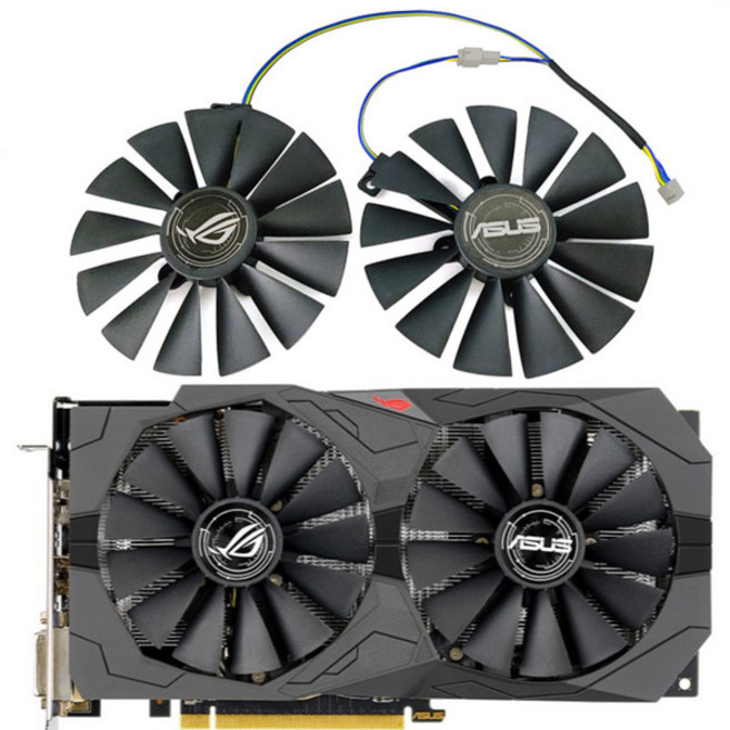 2팬 95MM T129215SM FDC10M12S9-C GTX 1050 GPU 팬 ASUS RX 580 570 470 ASUS GTX 1070TI 1050TI 1050 비디오 카, [01] 옵션1