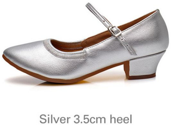 댄스화 댄스 초보 JI24211, 6, Silver 3.5cm