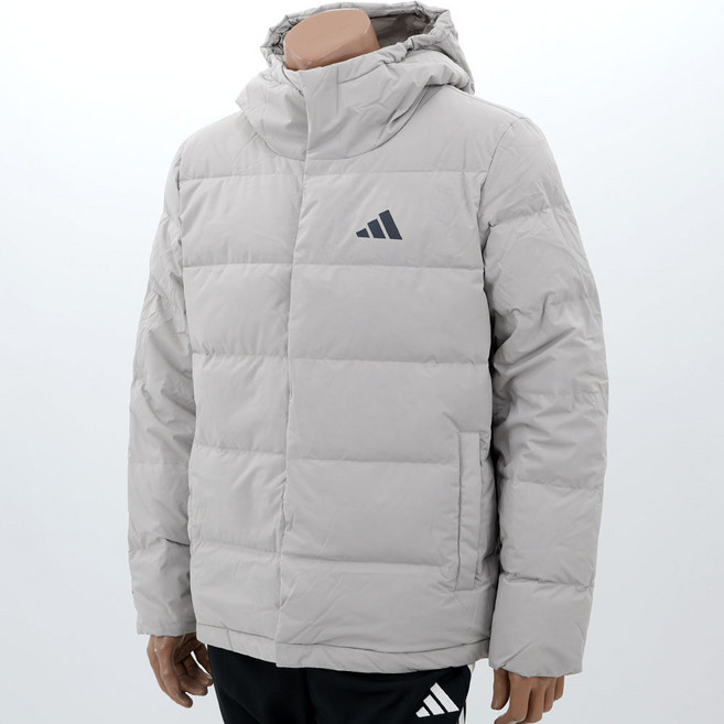 아디다스 패딩 자켓 남성 덕다운 패딩 오리털 후디 자켓 웜 재킷 동계 방한 점퍼 숏 패딩
