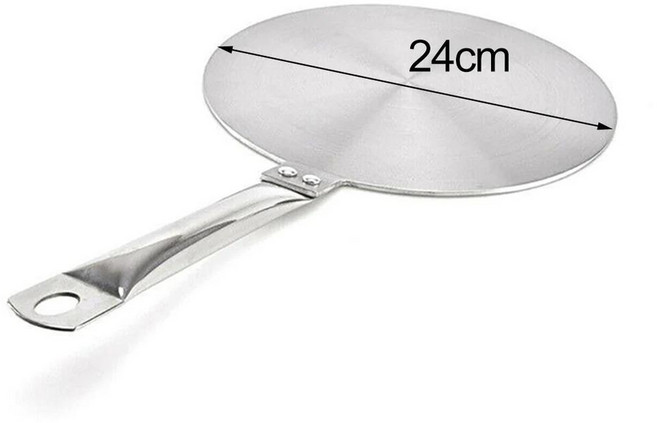 전기 인덕션 태양열 주방 쿠커 플레이트 컨버터 가스 어댑터 스테인레스 스틸, 24cm B, 1개