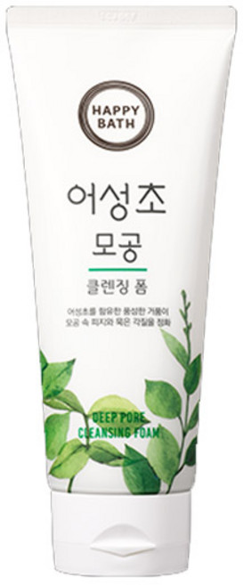 해피바스 어성초 모공 클렌징폼, 200g, 1개