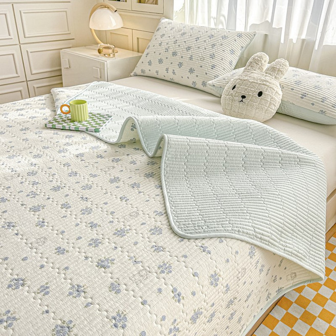 소리프 사계절 양면사용 누빔 침대패드 스프레드, A 타입