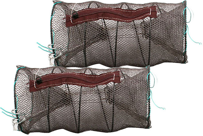 카시안 고기잡이 통발 2개 세트 민물 바다 그물망 어망 뜰채 고기망 물놀이 낚시용품