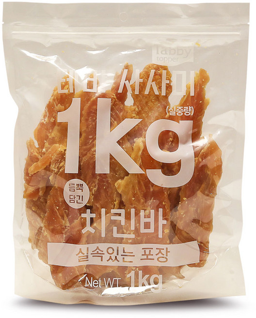[Tabby] 테비 대용량 사사미, 1kg, 2개