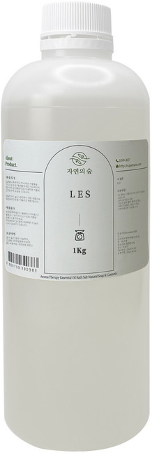 [자연의숲] LES 계면활성제 천연샴푸재료 천연세제만들기재료 수제나라, 1개