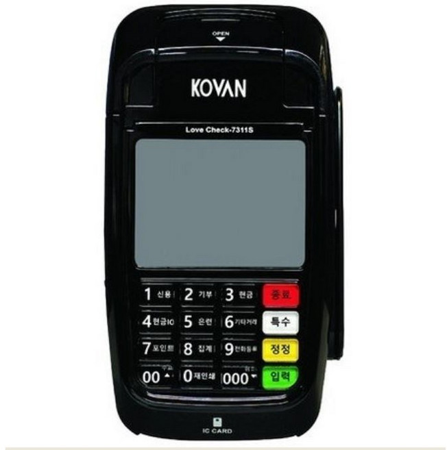 모빅컴정보 SK개통 카드단말기 휴대용카드단말기 무선카드단말기 카드조회기 삼성페이승인 현금영수증승인 (주)시원아이티 (주)KOVAN LC-7311S