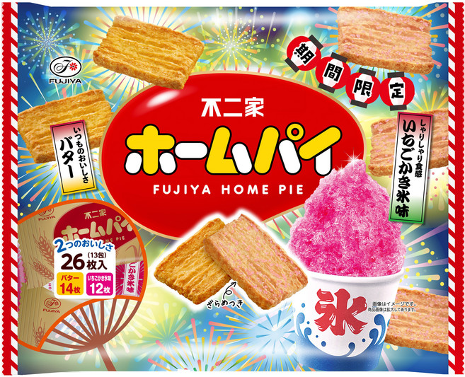 홈파이 언제나 맛있는 버터맛 14개입 + 사각사각 식감의 딸기빙수맛 12개입, 1개